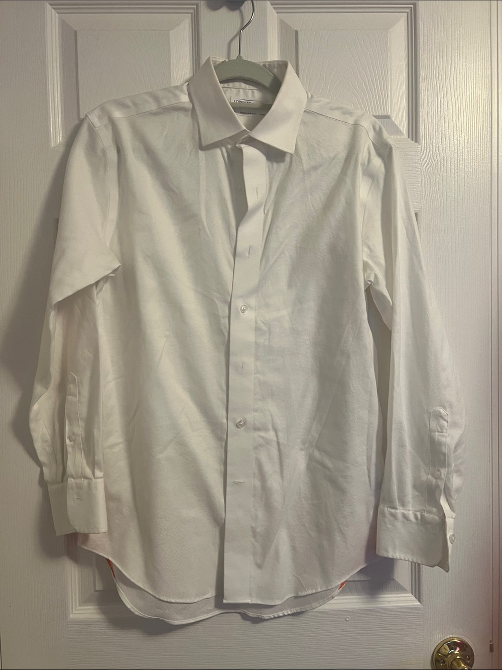 Classic Men's White Dress Shirt